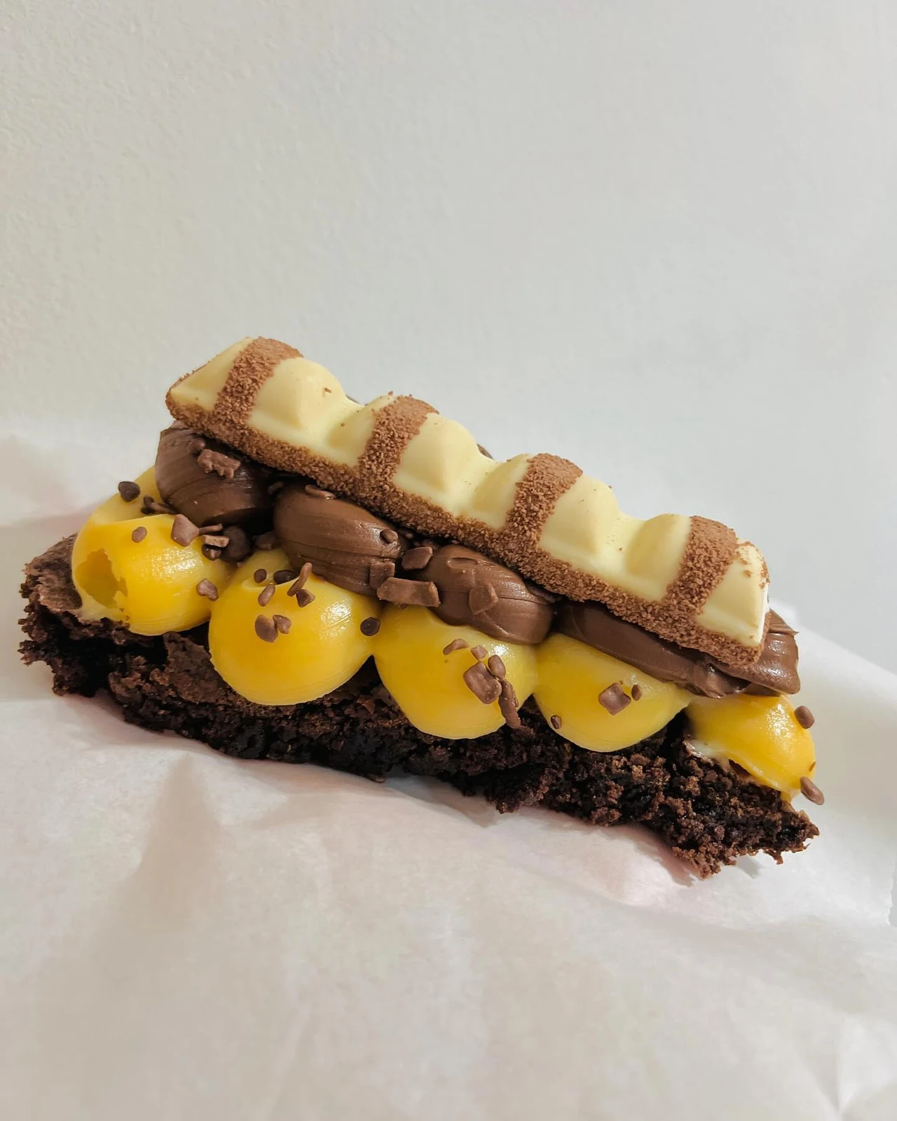 Brownie com Kinder — Tortone
