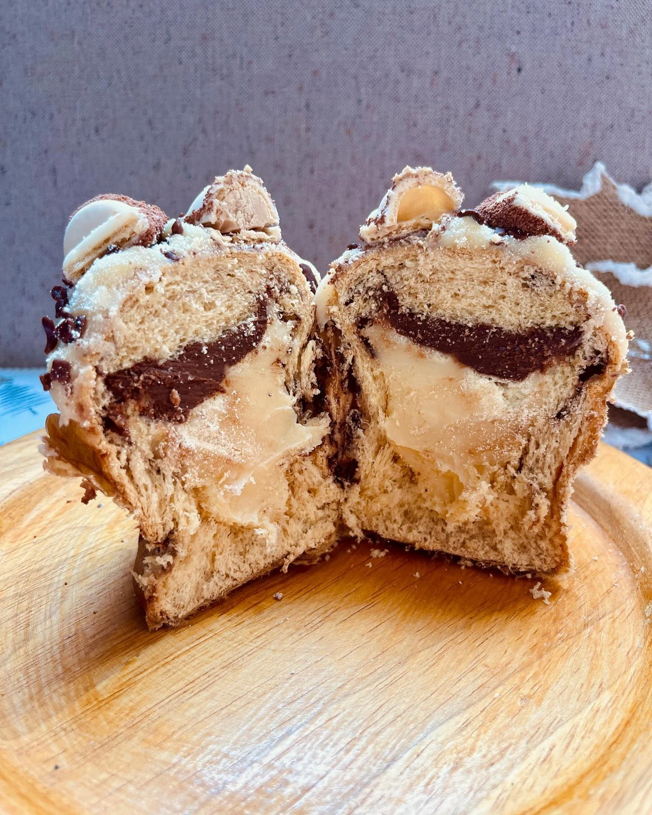 Mini chocottone recheado — Tortone